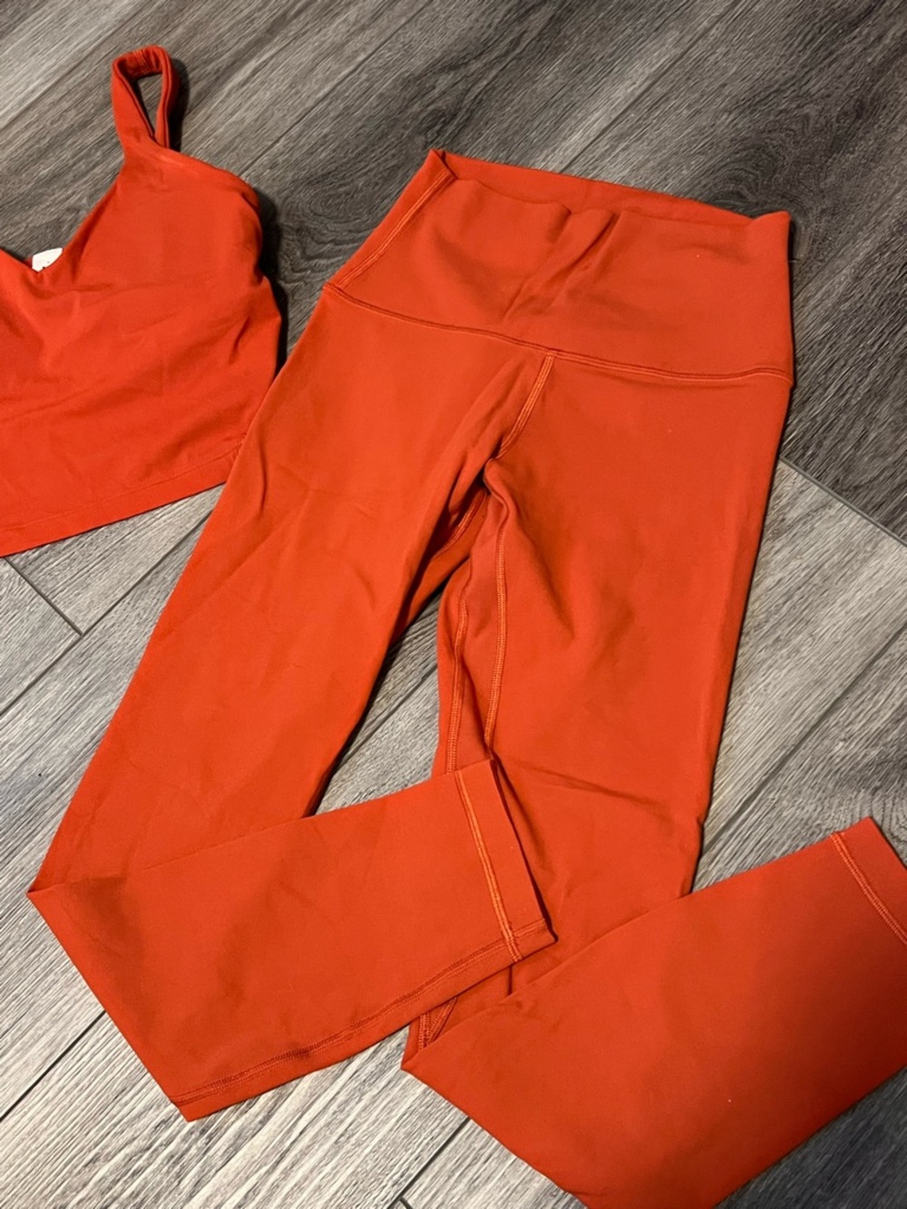 NWOT-lululemon align set in Autumn Rust - Picture 2 of 6
